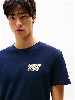 Tommy Jeans Camiseta con logo burbuja en la parte trasera